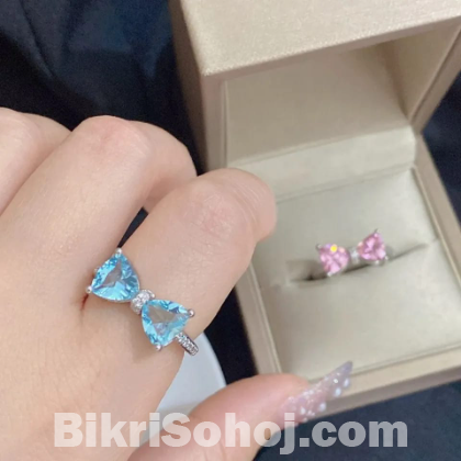 Luxury Colorful Butterfly Rings